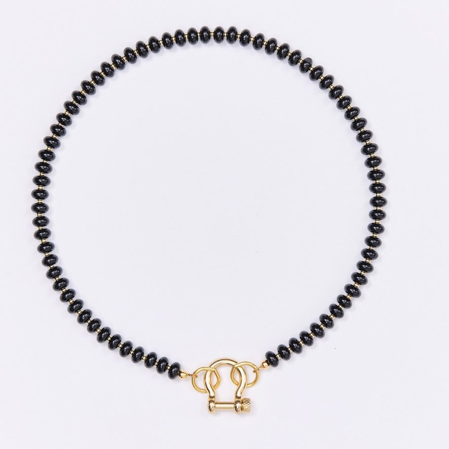 とんぼ様へ NILøS for IKE Ø SPYAIR NECKLACE Onyx Beaded Necklace – SHOP SPICY DAN