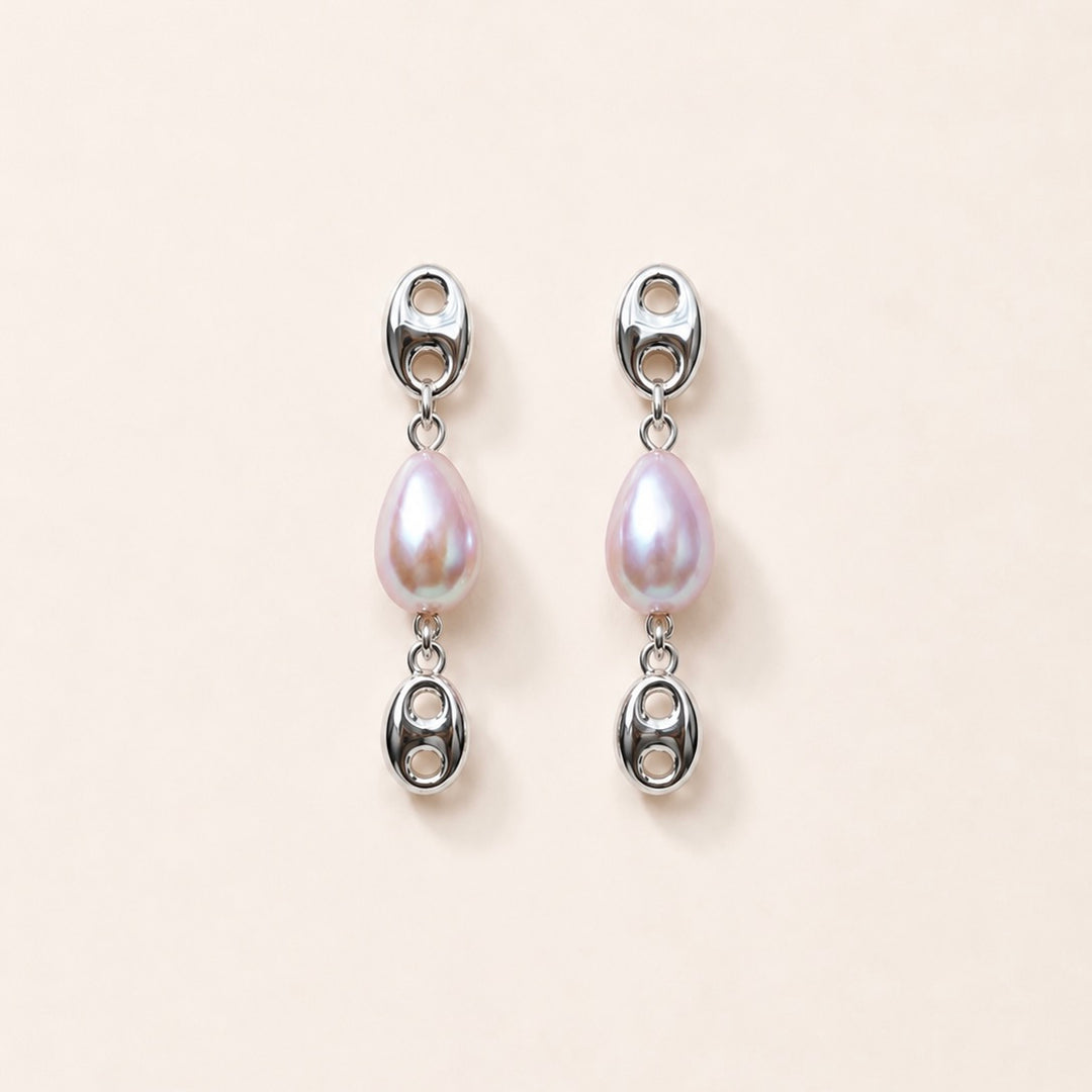 Diane Silver Earring with Pearl