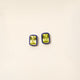 Atlas Bezel Earring