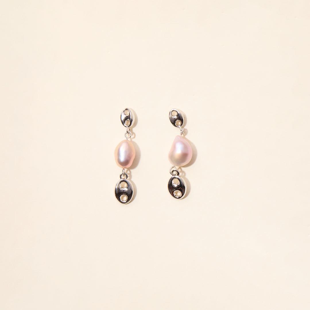 Diane Silver Earring with Pearl