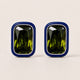 Atlas Bezel Earring