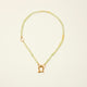 Lemon Prehnite Lariat