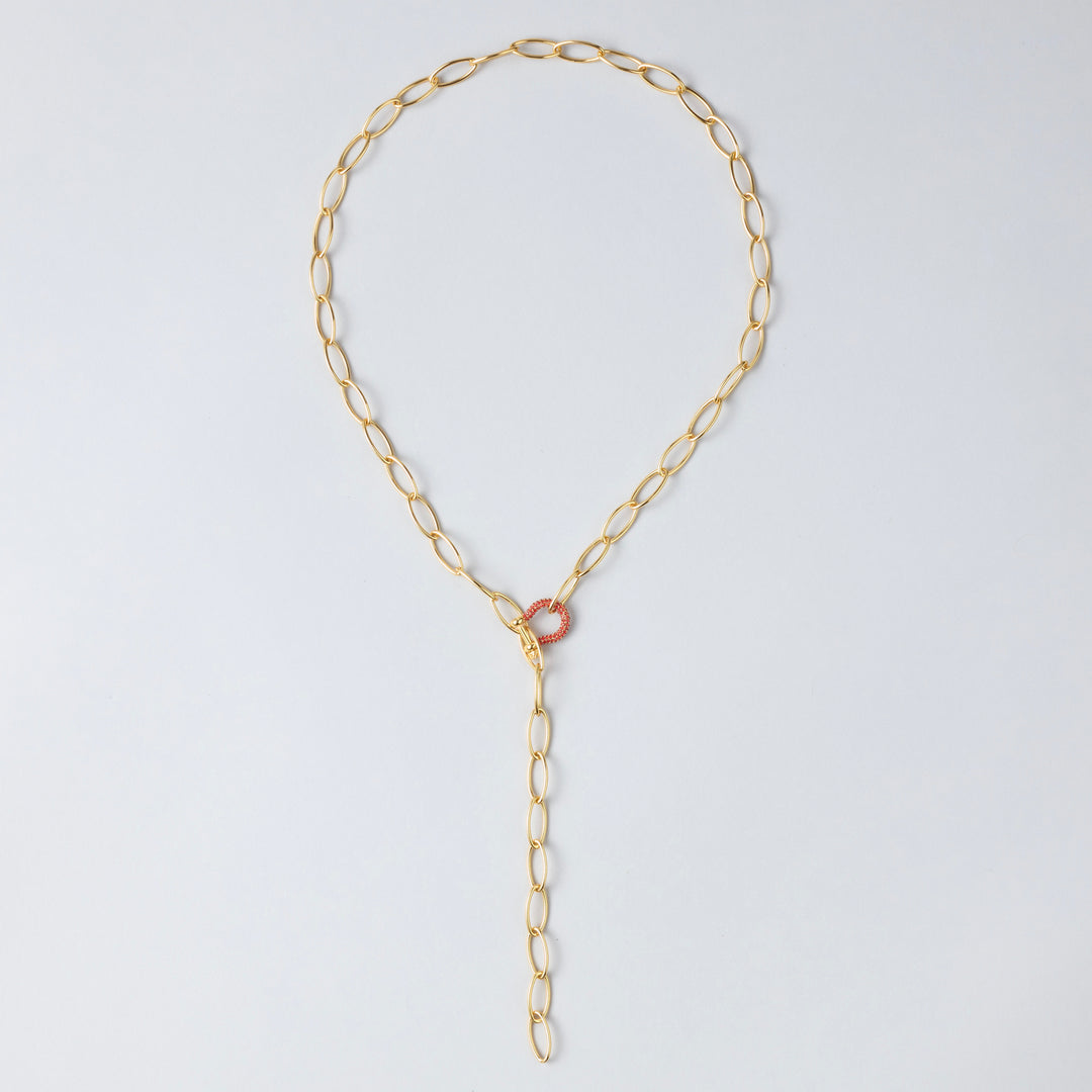 Teddy Chain with Mini Red