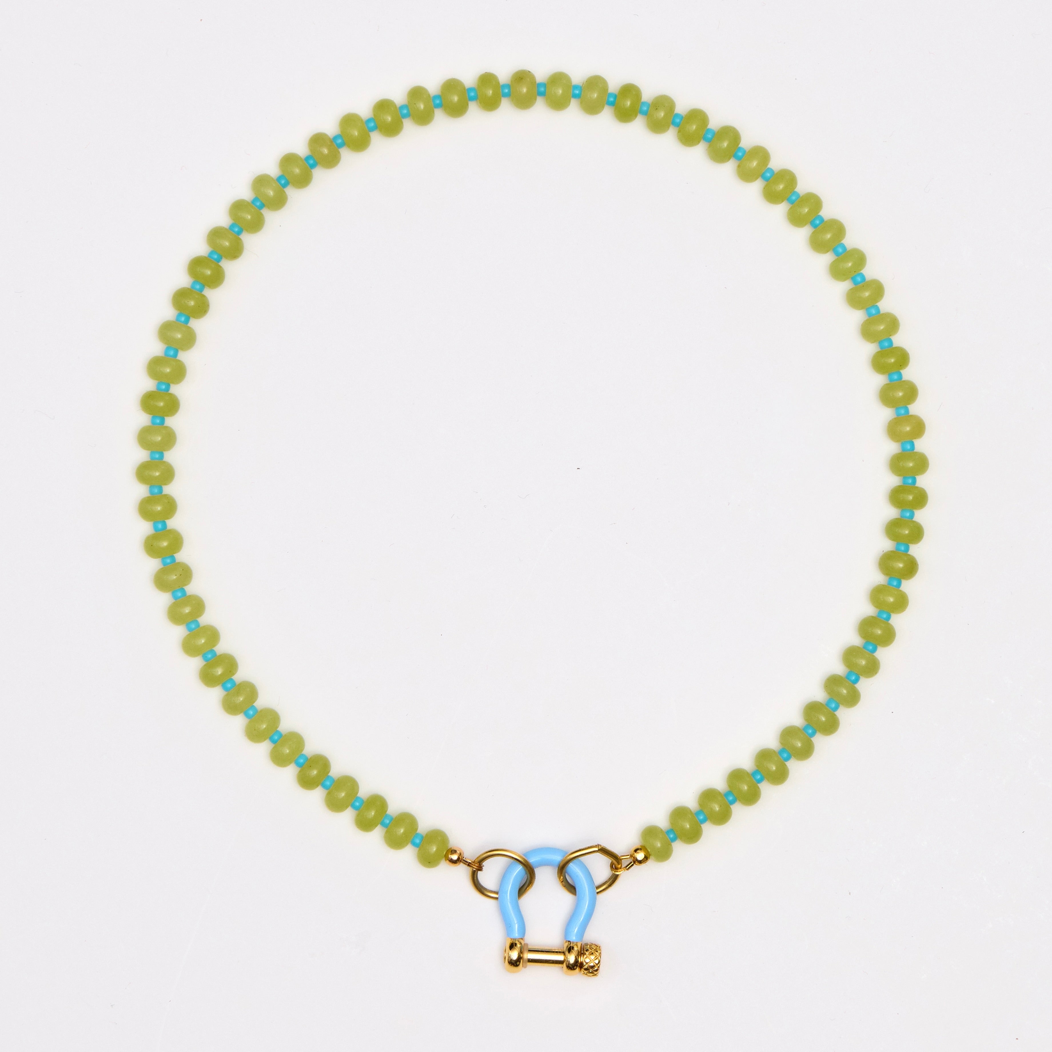 Bright Green Beaded Necklace – SHOP SPICY DAN