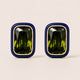 Atlas Bezel Earring