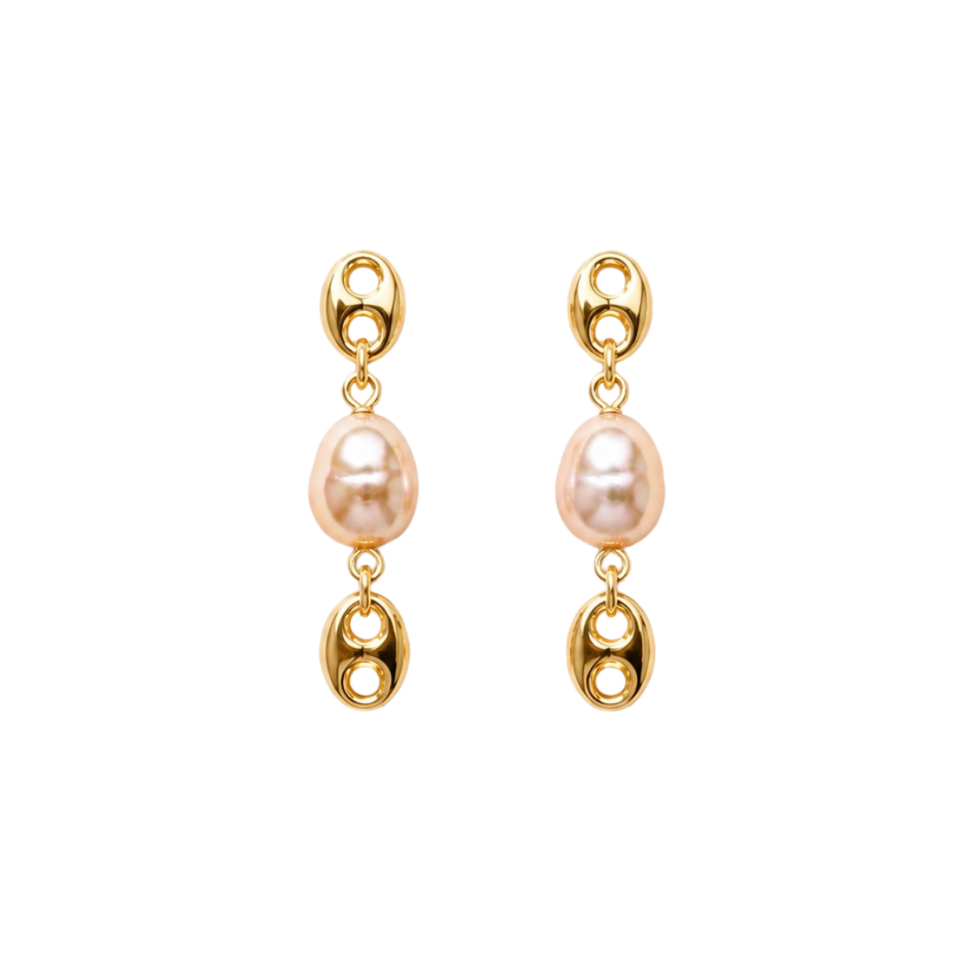 Annie Gold Earring with Pearl