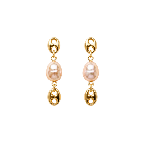 Annie Gold Earring with Pearl