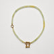 Lemon Prehnite Lariat