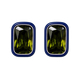 Atlas Bezel Earring