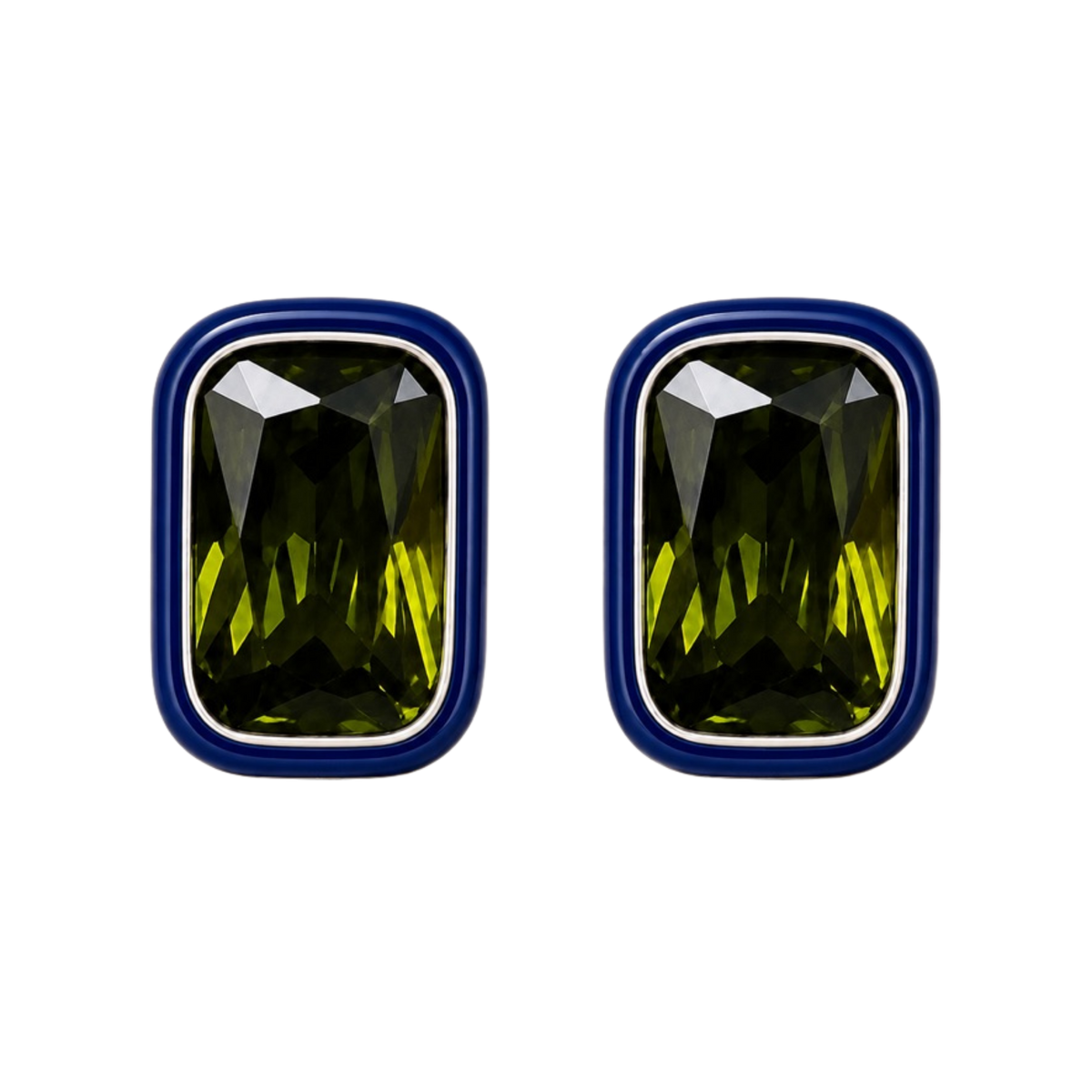 Atlas Bezel Earring