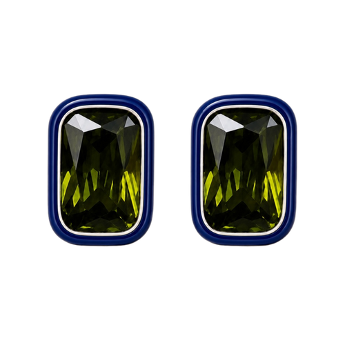 Atlas Bezel Earring