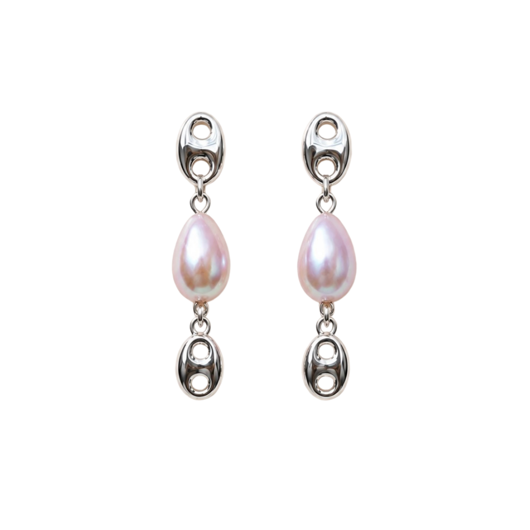Diane Silver Earring with Pearl