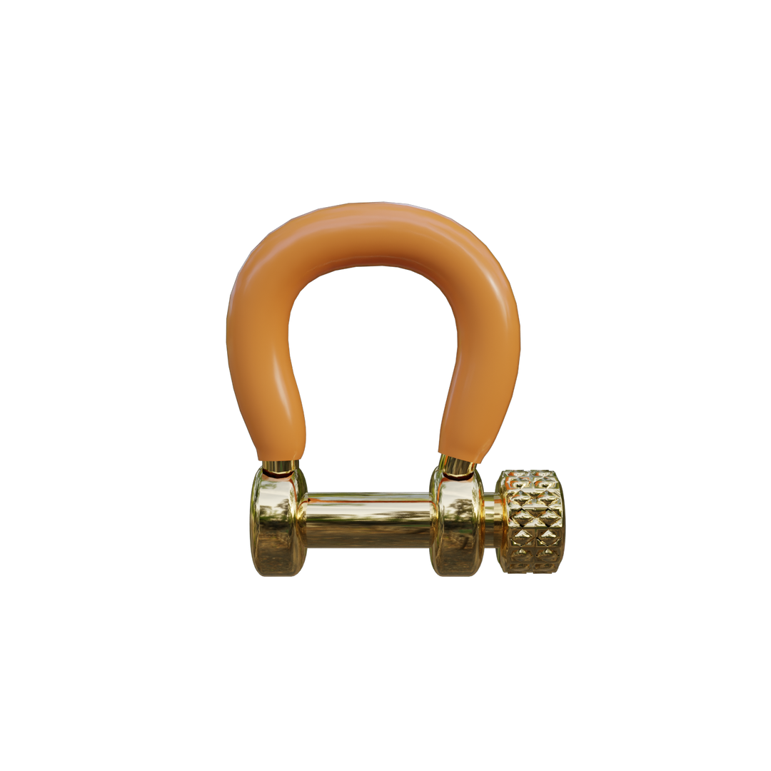 Neon Orange Carabiner