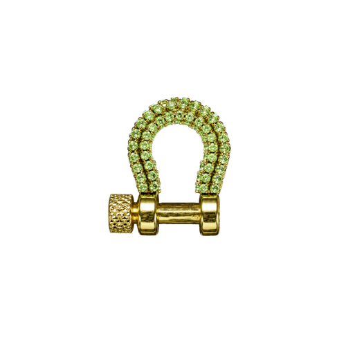 Mini Green Peridot Carabiner