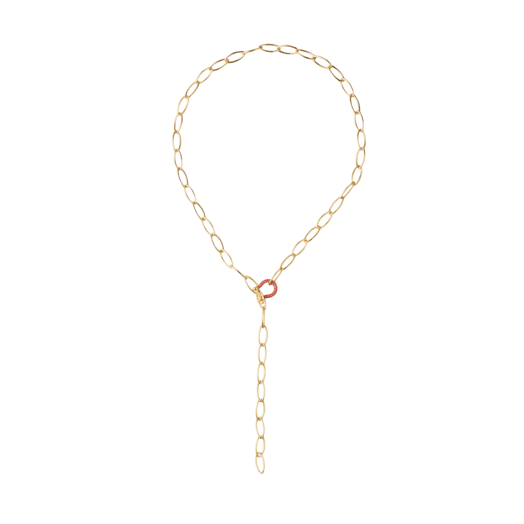 Teddy Chain with Mini Red