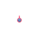 Pink Bezel Charm