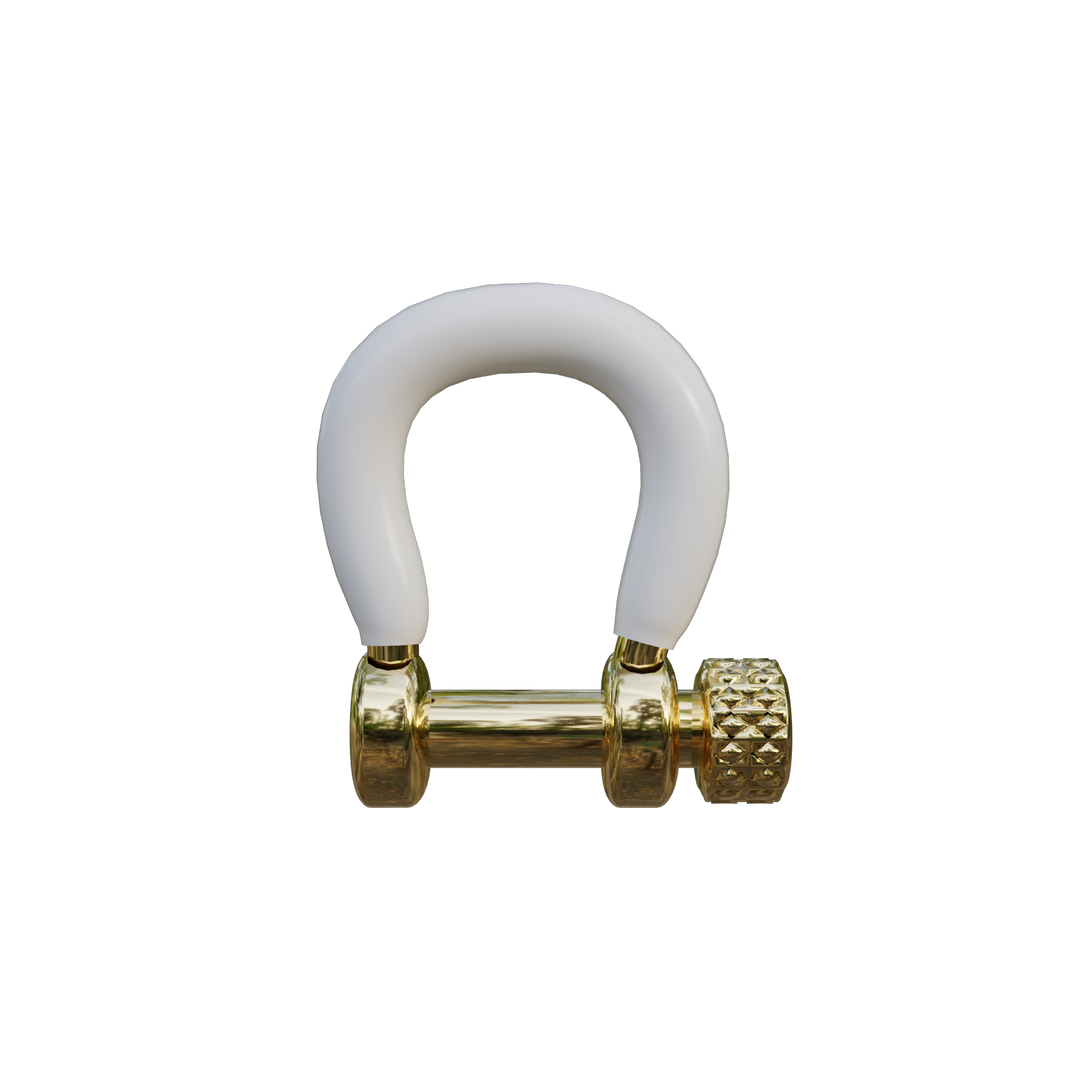 White Carabiner