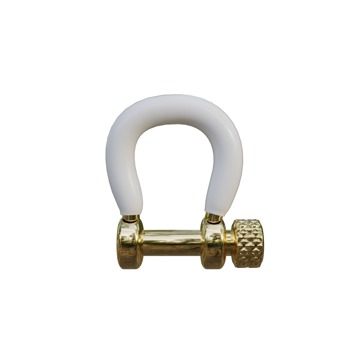 White Carabiner