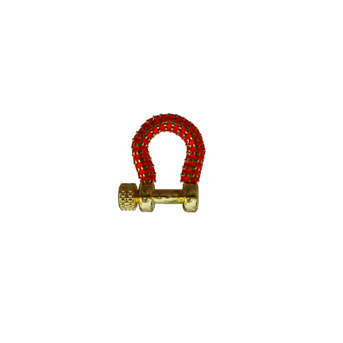 Mini Red Gemstone Carabiner